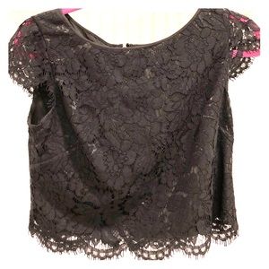 MOVING SALE! WH Black Market lace crop top
